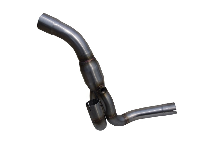 GPR auspuff kompatibel mit  Aprilia Dorsoduro 750  2008-2016, Decatalizzatore, Decat Pipe, Katalysatorabscheider, artikel ohne Genehmigung 