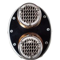 GPR auspuff kompatibel mit  Triumph Tiger 1200 Gt - Rally 2022-2024, Dual Inox, Zugelassener legaler Slip-On-Auspuff mit Abe, einschließlich abnehmbarem DB-Killer und Verbindungsrohr 