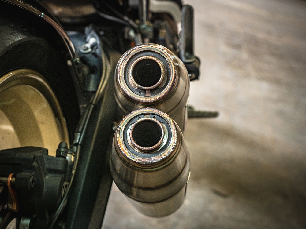 GPR auspuff kompatibel mit  Ducati Scrambler 800  2015-2016, Deeptone Inox, Doppelt homologierter legaler Slip-On-Auspuff mit ABE, einschließlich abnehmbarer DB-Killer, Link Pipes und Katalysatoren 