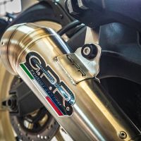 GPR auspuff kompatibel mit  Ducati Scrambler 800  2015-2016, Powercone Evo, Zugelassener legaler Slip-On-Auspuff mit Abe, einschließlich abnehmbarem DB-Killer,katakysator und Verbindungsrohr 