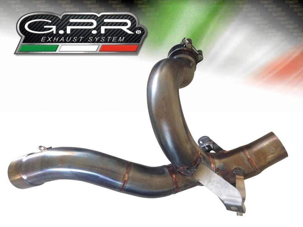 GPR auspuff kompatibel mit  Ducati Multistrada 1260 2018-2020, Decatalizzatore, Decat Pipe, Katalysatorabscheider, artikel ohne Genehmigung 