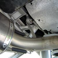 GPR auspuff kompatibel mit  Ktm Superduke 990 - R ( LC8) 2004-2012, Albus Ceramic, Doppelt homologierter legaler Slip-On-Auspuff mit ABE, einschließlich abnehmbarer DB-Killer, Link Pipes und Katalysatoren 