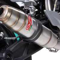 GPR auspuff kompatibel mit  Ktm Duke 125 2011-2016, Deeptone Inox, Rennauspuff, mit Verbindungsrohren, Artikel ohne Genehmigung 