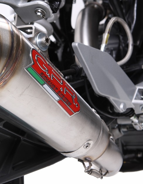 GPR auspuff kompatibel mit  Ktm Duke 125 2011-2016, Powercone Evo, Zugelassener legaler Slip-On-Auspuff mit ABE, inklusive abnehmbarem DB-Killer, Verbindungsrohr und Katalysator 