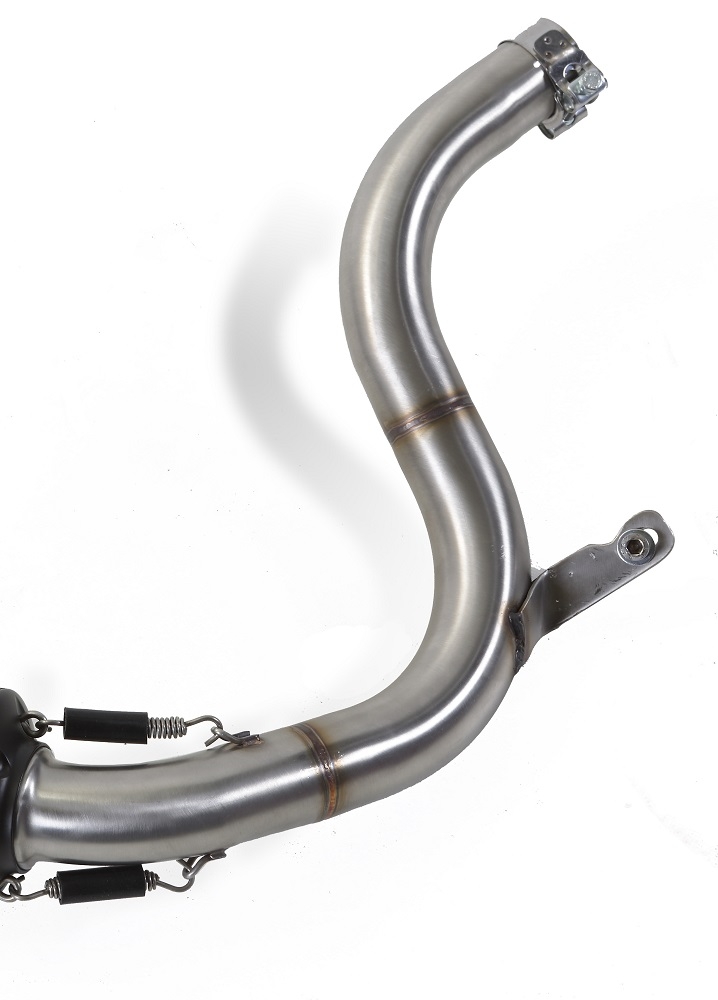 GPR auspuff kompatibel mit  Ktm Duke 200 2012-2020, Furore Nero, Rennauspuff, mit Verbindungsrohren, Artikel ohne Genehmigung 