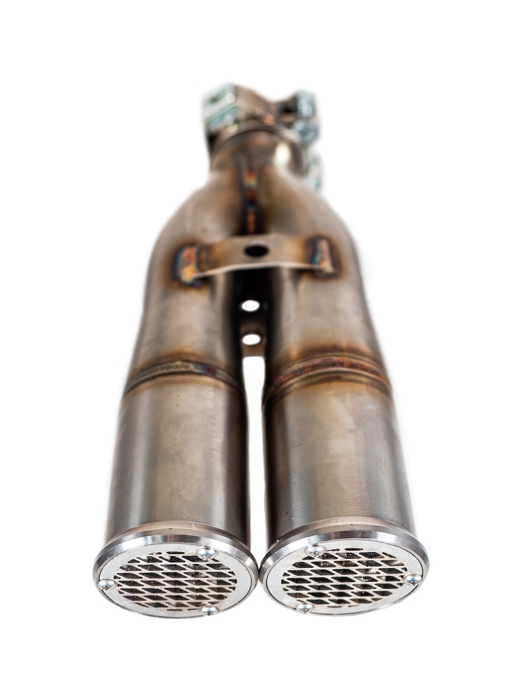 GPR auspuff kompatibel mit  Zontes Zx 310 2018-2020, F205, Zugelassener legaler Slip-On-Auspuff mit Abe, einschließlich abnehmbarem DB-Killer und Verbindungsrohr 