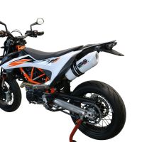 GPR auspuff kompatibel mit  Ktm Smc 690 R  2019-2020, Albus Evo4, Zugelassener legaler Slip-On-Auspuff mit ABE, inklusive abnehmbarem DB-Killer, Verbindungsrohr und Katalysator 