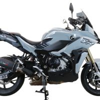 GPR auspuff kompatibel mit  Bmw S 1000 XR -M  2020-2025, Furore Evo4 Nero, Zugelassener legaler Slip-On-Auspuff mit Abe, einschließlich abnehmbarem DB-Killer und Verbindungsrohr 