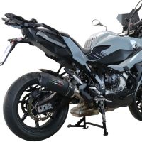 GPR auspuff kompatibel mit  Bmw S 1000 XR -M  2020-2025, Furore Evo4 Nero, Zugelassener legaler Slip-On-Auspuff mit Abe, einschließlich abnehmbarem DB-Killer und Verbindungsrohr 