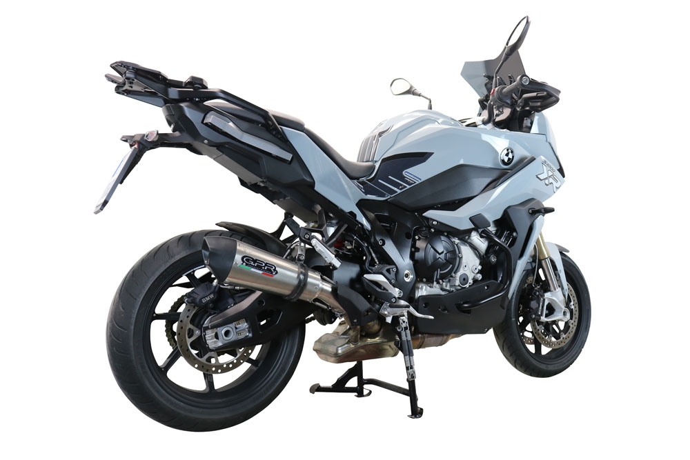 GPR auspuff kompatibel mit  Bmw S 1000 XR -M  2020-2025, New Grand Prix Evo Titanium, Zugelassener legaler Slip-On-Auspuff mit Abe, einschließlich abnehmbarem DB-Killer und Verbindungsrohr 