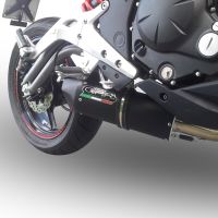 GPR auspuff kompatibel mit  Kawasaki Er 6 N - F  2012-2016, Furore Nero, Homologierte auspuff mit verbindungsrohr und katalysator 