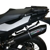 GPR auspuff kompatibel mit  Bmw F 800 Gs 2008-2015, Furore Nero, Zugelassener legaler Slip-On-Auspuff mit Abe, einschließlich abnehmbarem DB-Killer und Verbindungsrohr 