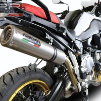 GPR auspuff kompatibel mit  Bmw F 850 Gs -Adventure 2021-2024, M3 Inox , Zugelassener legaler Slip-On-Auspuff mit Abe, einschließlich abnehmbarem DB-Killer und Verbindungsrohr 