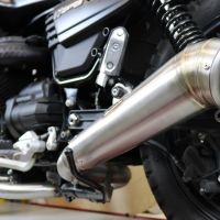 GPR auspuff kompatibel mit  Moto Guzzi V7 III Special-Stone-Carbon 2017-2018, Powercone Evo, Kompletter Rennauspuff, geliefert mit spezifischem Krümmer, Artikel ohne Homologation 