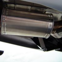 GPR auspuff kompatibel mit  Suzuki Gsr 600 2006-2011, Titanium Oval , Zugelassener legaler Slip-On-Auspuff mit Abe, einschließlich abnehmbarem DB-Killer und Verbindungsrohr 