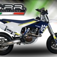 GPR auspuff kompatibel mit  Husqvarna FS 450 2016-2017, Albus Ceramic, Racing-Komplettsystem-Auspuff, einschließlich Krümmer und abnehmbarem DB-Killer 