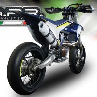 GPR auspuff kompatibel mit  Husqvarna FS 450 2016-2017, Albus Ceramic, Racing-Komplettsystem-Auspuff, einschließlich Krümmer und abnehmbarem DB-Killer 