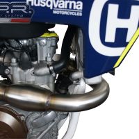 GPR auspuff kompatibel mit  Husqvarna FS 450 2016-2017, Furore Poppy, Racing-Komplettsystem-Auspuff, einschließlich Krümmer und abnehmbarem DB-Killer 