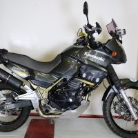 GPR auspuff kompatibel mit  Kawasaki Kle 500 1991-2007, Decatalizzatore, Decat Pipe, Katalysatorabscheider, artikel ohne Genehmigung 