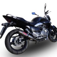 GPR auspuff kompatibel mit  Suzuki Gw 250 F Inazuma 2012-2017, Deeptone Inox, Doppelter Rennauspuff, mit Verbindungsrohren, Artikel ohne Genehmigung 