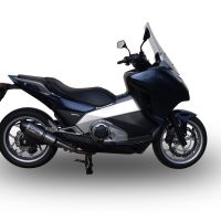 GPR auspuff kompatibel mit  Honda Integra 700 2012-2013, New Grand Prix Evo Titanium, Zugelassener legaler Slip-On-Auspuff mit Abe, einschließlich abnehmbarem DB-Killer und Verbindungsrohr 