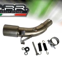 GPR auspuff kompatibel mit  Kawasaki Z 125 2019-2020, M3 Inox , Rennauspuff, mit Verbindungsrohren, Artikel ohne Genehmigung 