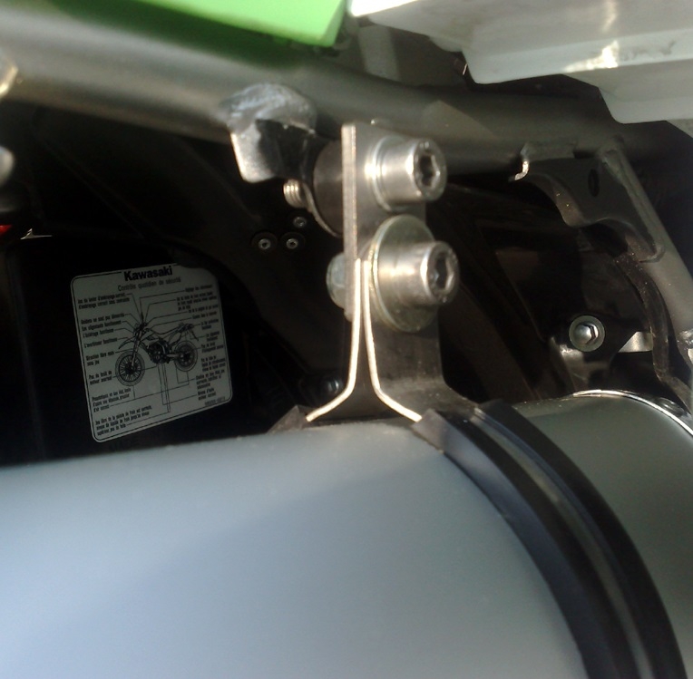 GPR auspuff kompatibel mit  Kawasaki KLX 250 S 2009-2017, Furore Nero, Zugelassener legaler Slip-On-Auspuff mit ABE, inklusive abnehmbarem DB-Killer, Verbindungsrohr und Katalysator 