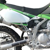 GPR auspuff kompatibel mit  Kawasaki KLX 250 S 2009-2017, Satinox , Zugelassener legaler Vollanlagenauspuff mit ABE, inklusive herausnehmbarem DB-Killer 