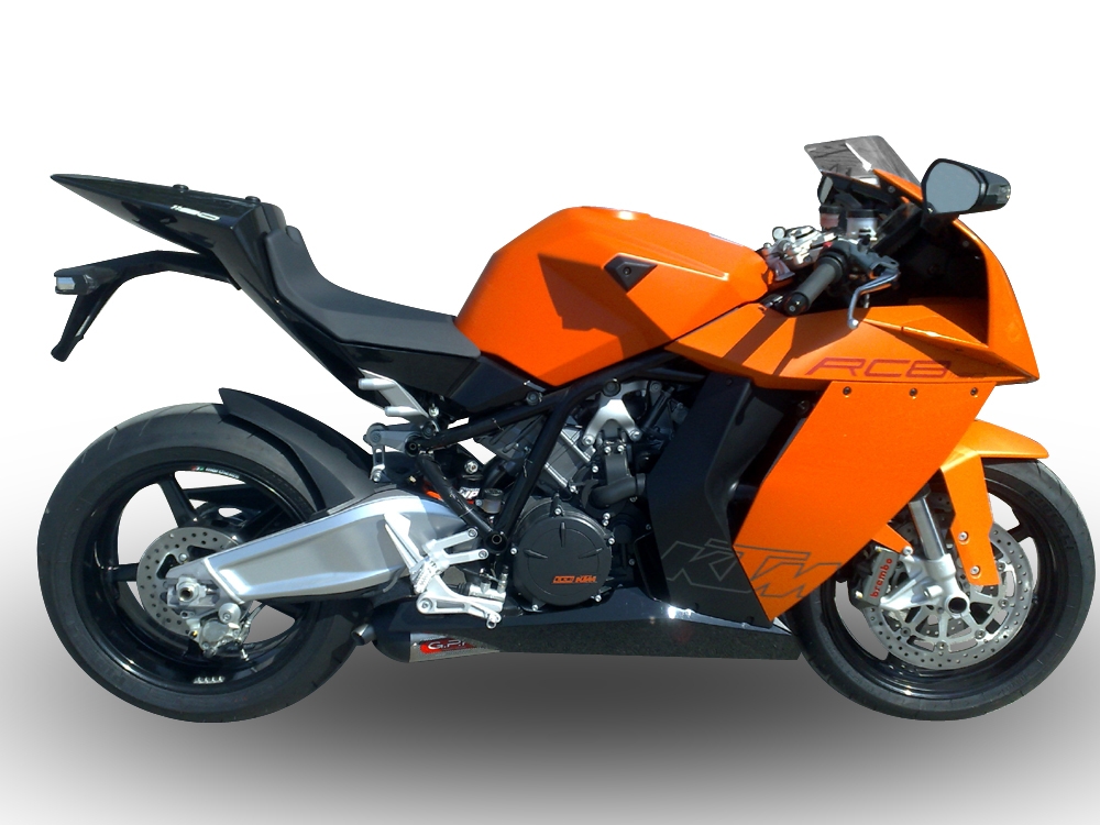 GPR auspuff kompatibel mit  Ktm Rc 8 R 2008-2014, New Grand Prix Evo Titanium, Kompletter Rennauspuff, geliefert mit spezifischem Krümmer, Artikel ohne Homologation 