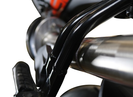 GPR auspuff kompatibel mit  Ktm Duke 390 2017-2020, Deeptone Inox, Zugelassener legaler Slip-On-Auspuff mit ABE, inklusive abnehmbarem DB-Killer, Verbindungsrohr und Katalysator 