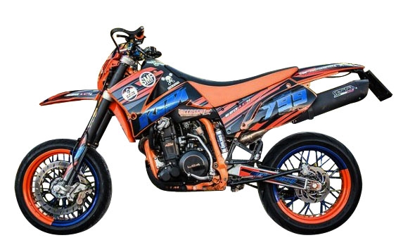 GPR auspuff kompatibel mit  Ktm Lc4 640 Enduro - Adventure - Supermoto 2003-2006, Furore Nero, Zugelassener legaler Slip-On-Auspuff mit Abe, einschließlich abnehmbarem DB-Killer und Verbindungsrohr 