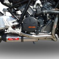 GPR auspuff kompatibel mit  Ktm Rc 8 R 2008-2014, New Grand Prix Evo Titanium, Kompletter Rennauspuff, geliefert mit spezifischem Krümmer, Artikel ohne Homologation 