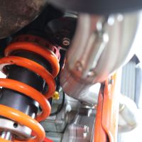 GPR auspuff kompatibel mit  Ktm SX-F 450 2016-2018, Furore Nero, Racing-Komplettsystem-Auspuff, einschließlich Krümmer und abnehmbarem DB-Killer 