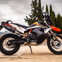 GPR auspuff kompatibel mit  Ktm SMT 890 2025-2026, Furore Nero, Rennauspuff, mit Verbindungsrohren, Artikel ohne Genehmigung 