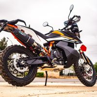 GPR auspuff kompatibel mit  Ktm SMT 890 2025-2026, Furore Nero, Rennauspuff, mit Verbindungsrohren, Artikel ohne Genehmigung 