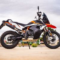 GPR auspuff kompatibel mit  Husqvarna Norden 901 2022-2024, M3 Black Titanium, Zugelassener legaler Slip-On-Auspuff mit Abe, einschließlich abnehmbarem DB-Killer und Verbindungsrohr 