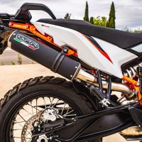 GPR auspuff kompatibel mit  Husqvarna Norden 901 2022-2024, M3 Black Titanium, Zugelassener legaler Slip-On-Auspuff mit Abe, einschließlich abnehmbarem DB-Killer und Verbindungsrohr 