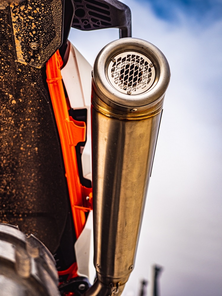 GPR auspuff kompatibel mit  Ktm Duke 890 2021-2024, Deeptone Inox, Rennauspuff, mit Verbindungsrohren, Artikel ohne Genehmigung 