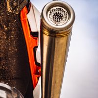 GPR auspuff kompatibel mit  Ktm Duke 890 2021-2024, Deeptone Inox, Rennauspuff, mit Verbindungsrohren, Artikel ohne Genehmigung 