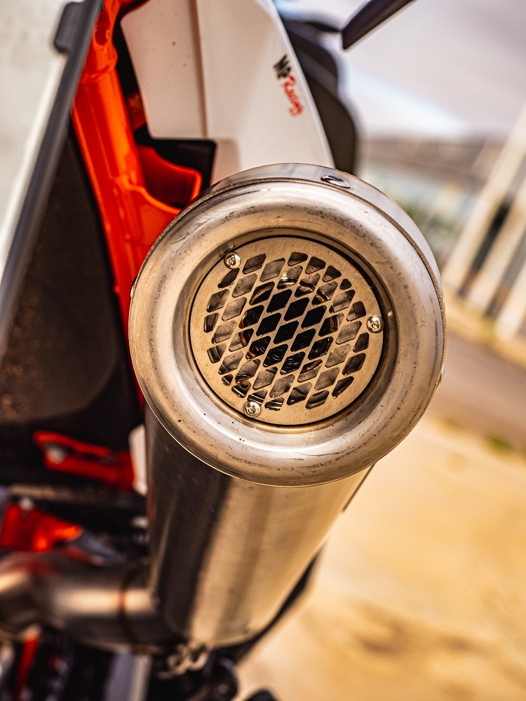 GPR auspuff kompatibel mit  Ktm Duke 890 2021-2024, Deeptone Inox, Rennauspuff, mit Verbindungsrohren, Artikel ohne Genehmigung 