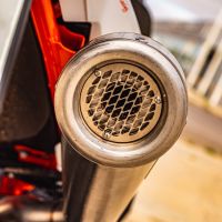 GPR auspuff kompatibel mit  Ktm Duke 890 2021-2024, Deeptone Inox, Rennauspuff, mit Verbindungsrohren, Artikel ohne Genehmigung 