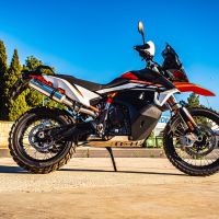 GPR auspuff kompatibel mit  Husqvarna Norden 901 2022-2024, M3 Inox , Rennauspuff, mit Verbindungsrohren, Artikel ohne Genehmigung 
