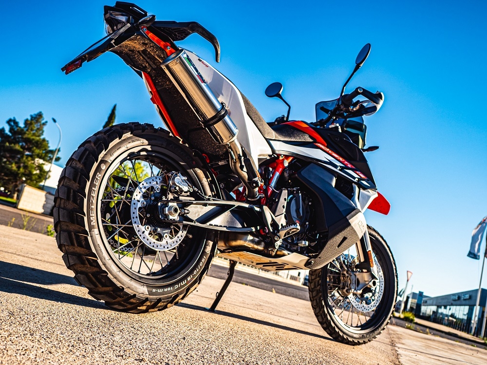 GPR auspuff kompatibel mit  Husqvarna Norden 901 2022-2024, M3 Inox , Rennauspuff, mit Verbindungsrohren, Artikel ohne Genehmigung 