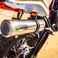 GPR auspuff kompatibel mit  Husqvarna Norden 901 2022-2024, M3 Inox , Rennauspuff, mit Verbindungsrohren, Artikel ohne Genehmigung 