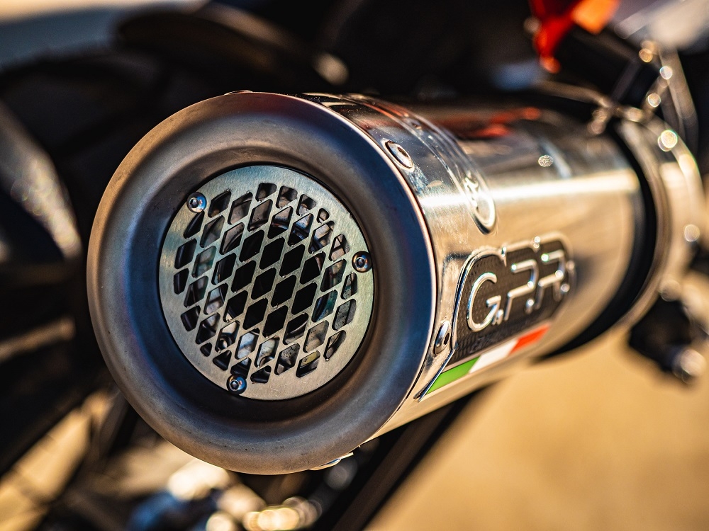 GPR auspuff kompatibel mit  Husqvarna Norden 901 2022-2024, M3 Inox , Rennauspuff, mit Verbindungsrohren, Artikel ohne Genehmigung 