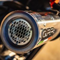 GPR auspuff kompatibel mit  Husqvarna Norden 901 2022-2024, M3 Inox , Rennauspuff, mit Verbindungsrohren, Artikel ohne Genehmigung 