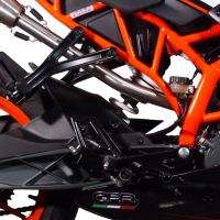 GPR auspuff kompatibel mit  Ktm Rc 125 2014-2016, Furore Nero, Rennauspuff, mit Verbindungsrohren, Artikel ohne Genehmigung 