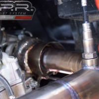 GPR auspuff kompatibel mit  Can Am Maverick X3 Turbo Buggy 2017-2024, Deeptone Atv, Zugelassener legaler Slip-On-Auspuff mit Abe, einschließlich abnehmbarem DB-Killer und Verbindungsrohr 