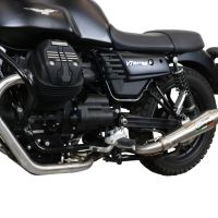 GPR auspuff kompatibel mit  Moto Guzzi V7 III Special-Stone-Carbon 2017-2018, Vintacone, Kompletter Rennauspuff, geliefert mit spezifischem Krümmer, Artikel ohne Homologation 