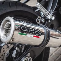 GPR auspuff kompatibel mit  Yamaha Mt-07  2017-2020, M3 Inox , Racing-Komplettsystem-Auspuff, einschließlich Krümmer und abnehmbarem DB-Killer 